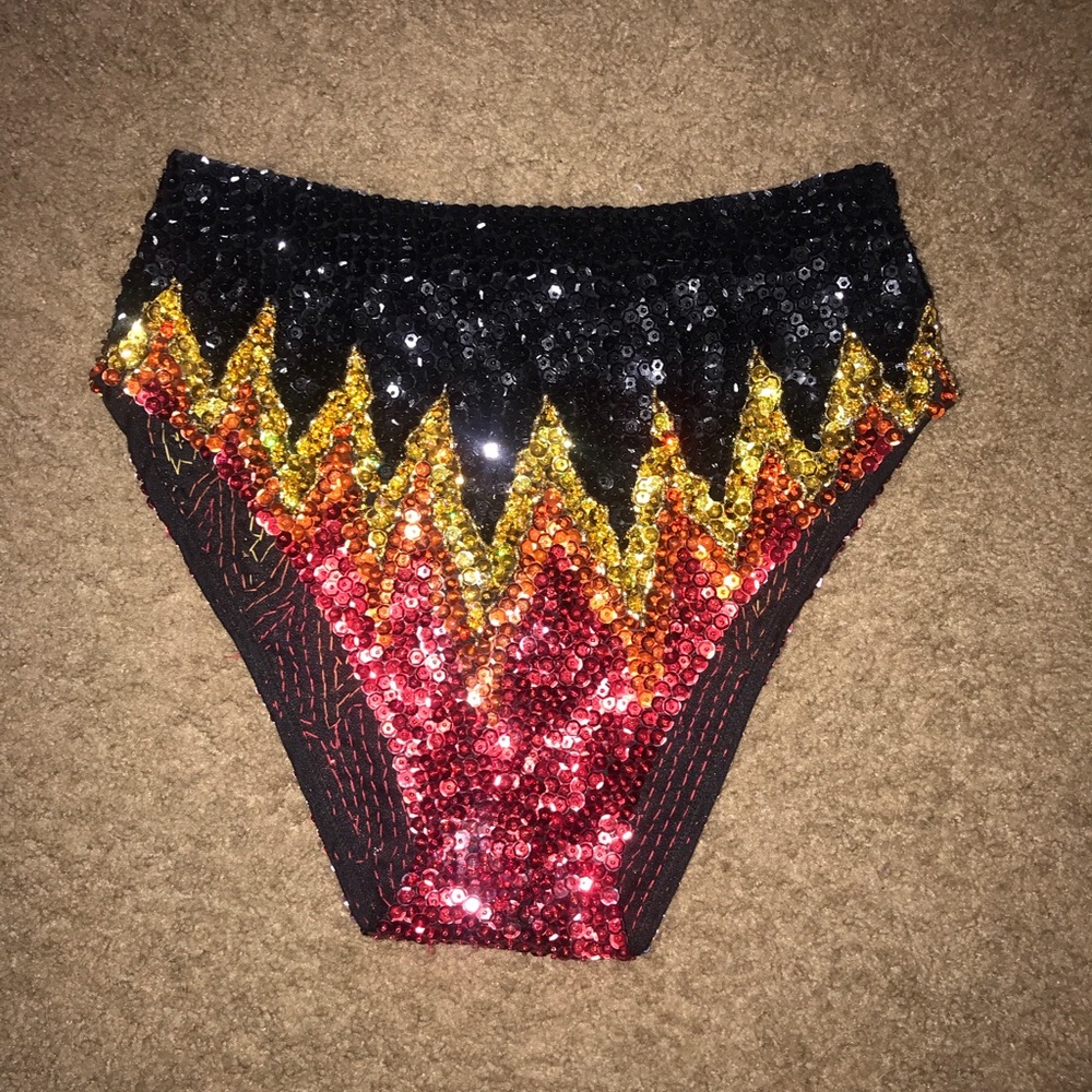 Easy Tiger flame shorts